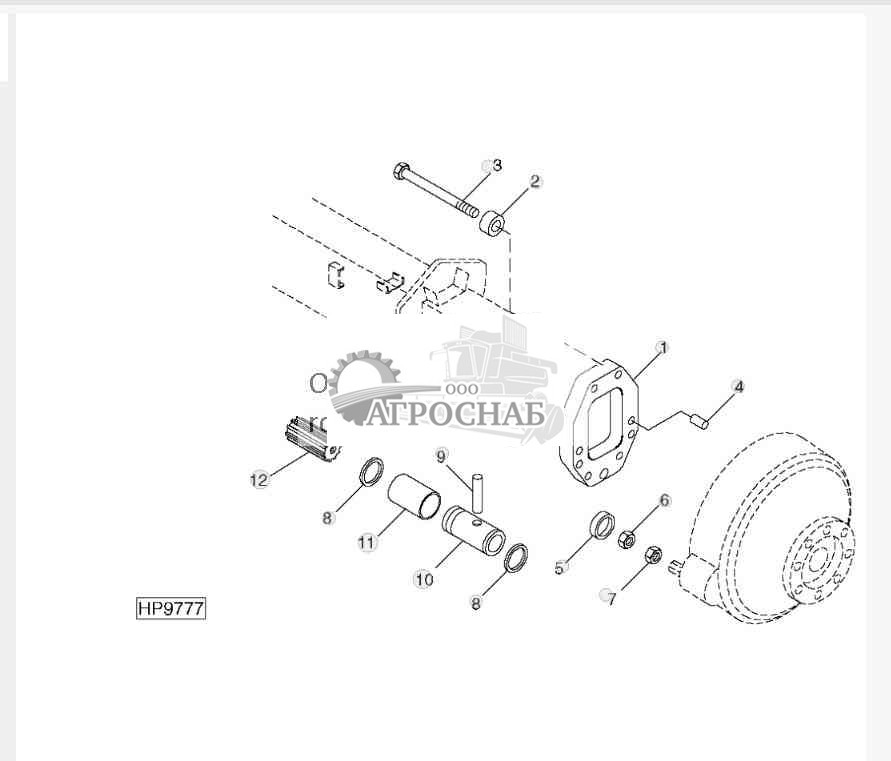 AXLE SPACERS, 105MM (SOLID) 